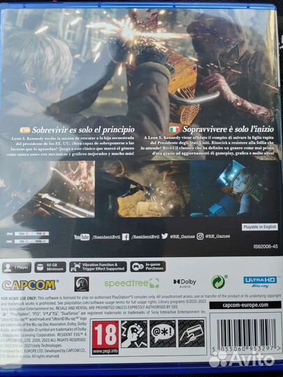 Игра ps5 resident evil 4 remake