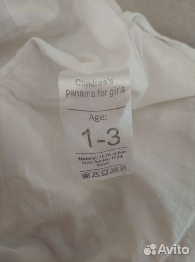 Панама для девочки