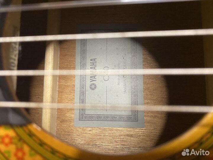 Гитара yamaha c40