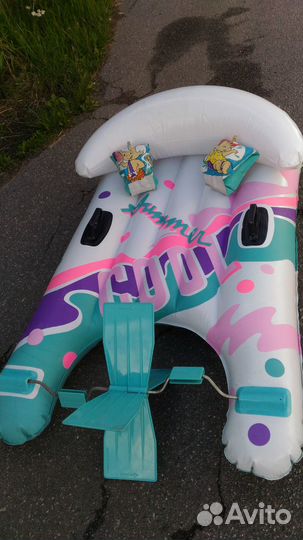 Надувная плавучая игрушка велосипед