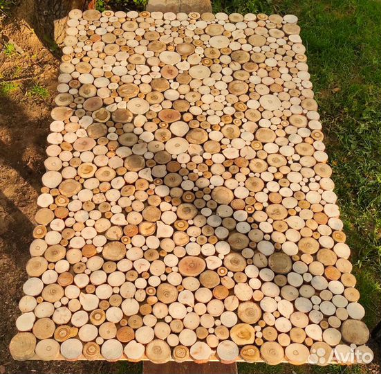 Панно для бани из спилов