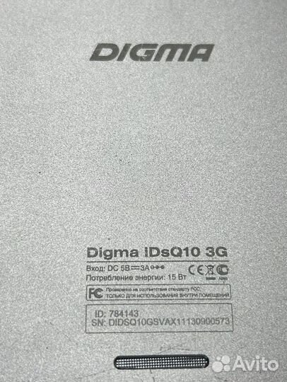Планшет digma IDsQ10 3G