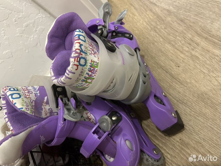 Роликовые коньки детские раздвижные
