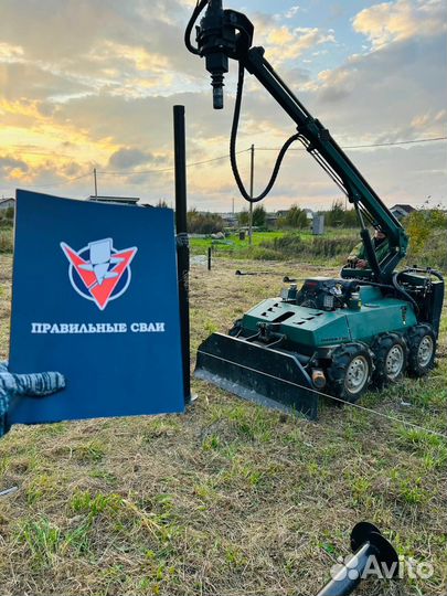 Винтовые сваи для пирса