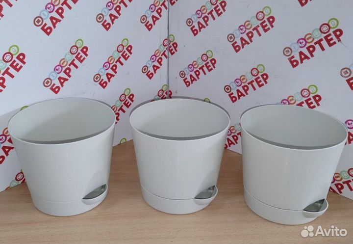 Горшок цветочный 2л. 3шт. Б10