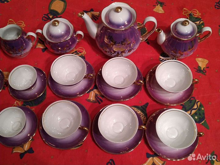 Сервиз чайный + кофейный 38 предметов