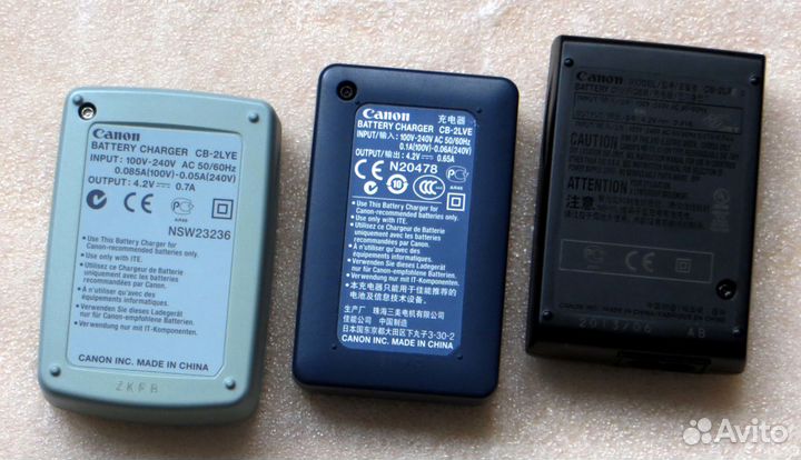 Оригинальное зарядное устройство Canon