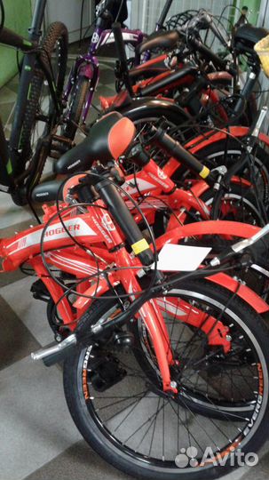 Ярко оранжевый складной 20 велосипед компакт