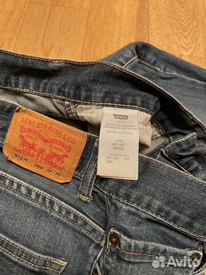 Женские джинсы levis 511