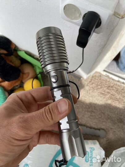 Фонарик hangliang металл регулировка фокуса