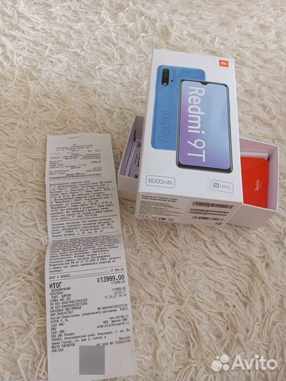 Xiaomi Redmi 9T, 4/64 ГБ