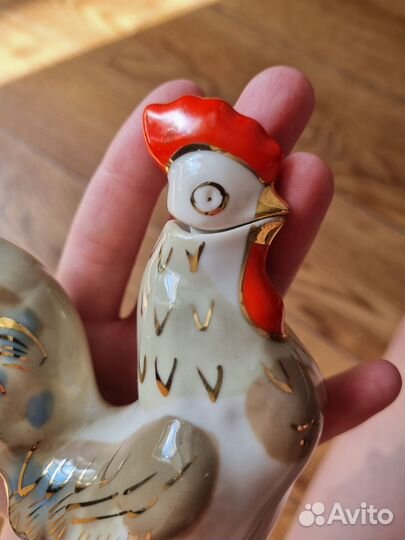 Штоф графин фарфоровый Петух СССР