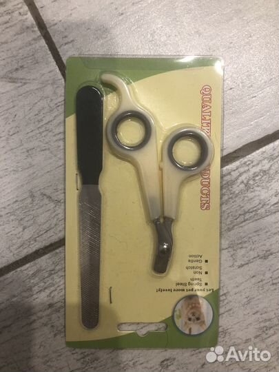 Когтерезка и расческа для кошек и собак