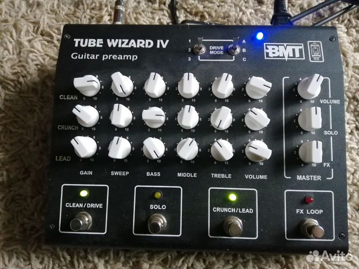 Гитарный ламповый преамп Bmt Tube wizard IV