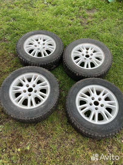 Колеса в сборе r15 зимние шипованные для suzuki
