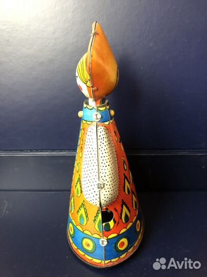 Русская заводная игрушка. барышня. СССР