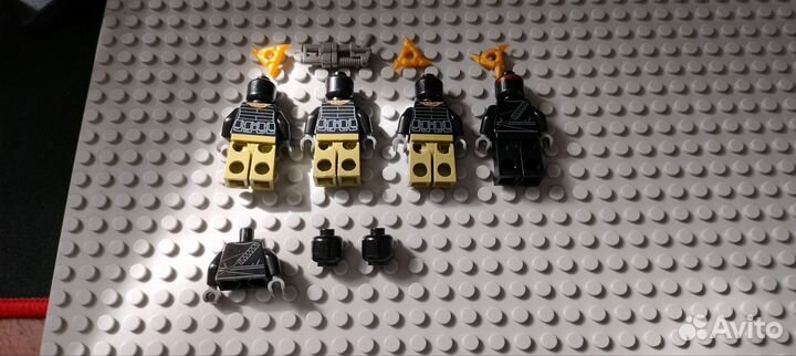 Lego минифигурки черепашки ниндзя
