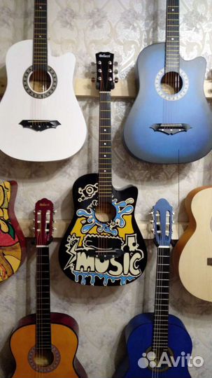 Гитара акустическая, новая