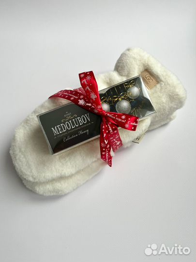 Варежки ugg меховые плюшевые под барашек