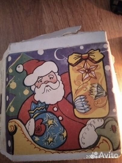 Дед Мороз и гирлянды СССР