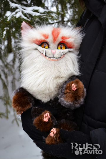 Авторская игрушка: Котик Они