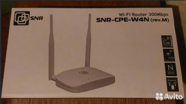 Маршрутизатор Wi-Fi роутер snr-cpe-w4n (rev.M)
