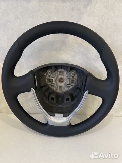 Руль priora 2/granta fl/kalina в коже