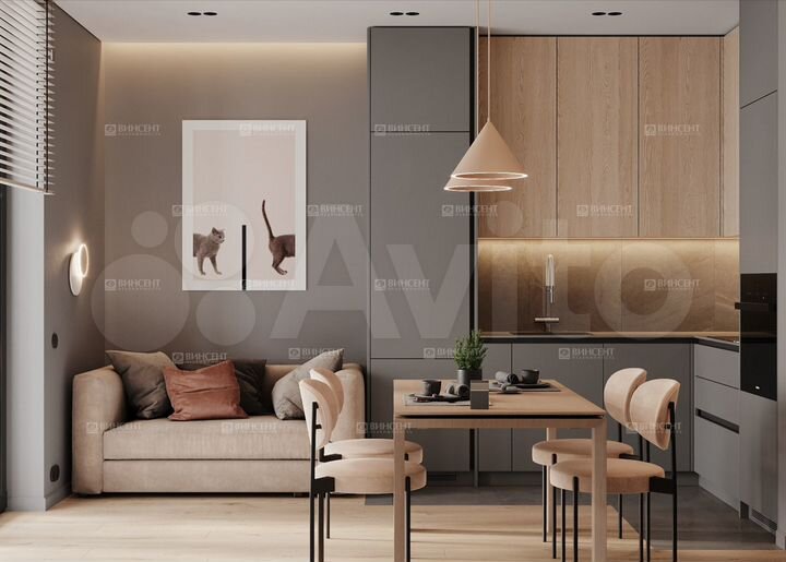 1-к. квартира, 35,1 м², 6/17 эт.