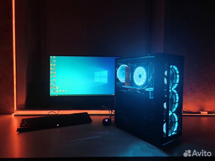 Мощный комп 12/24ядер,16гб,rx588,120ssd,500hdd