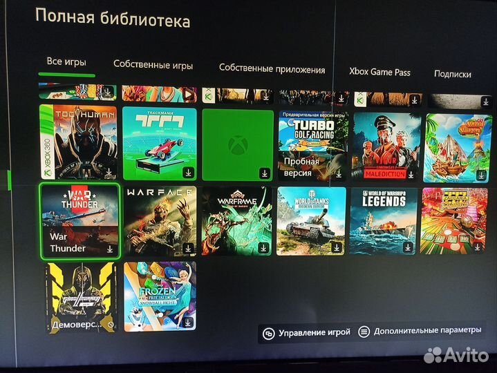 Xbox One 500gb c играми