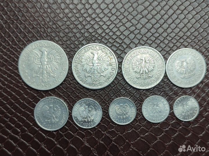 Монеты Польши 1949 - 1968гг