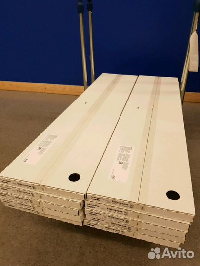 Полка Экби Ерпен Икеа черная