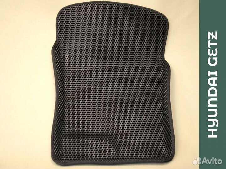 EVA коврики для Hyundai Getz 3D с бортами