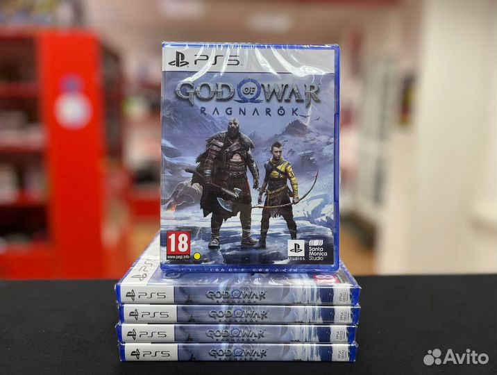 God Of War Ragnarok PS4\PS5 Rus (Новый диск)