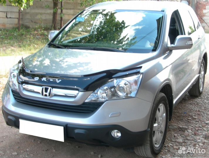 Дефлектор капота Honda CR-V 2007-2009 длинная
