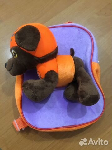 Рюкзак детский с игрушкой Щенячий патруль