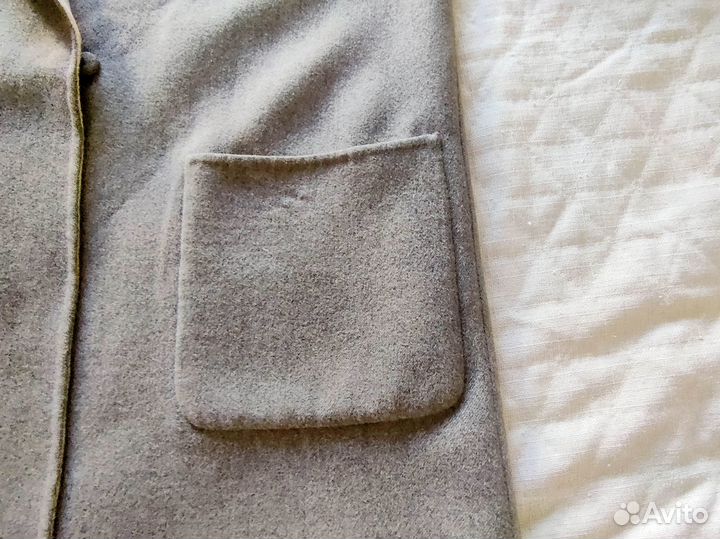 Пальто демисезонное, шерсть, 54-56 р