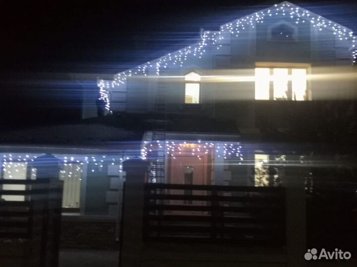 Гирлянда уличная бахрома 3,5,6,12,20,25 метров