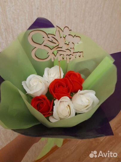 Мыльные розы букеты