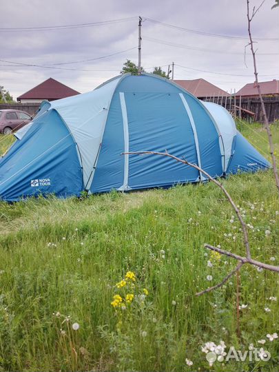 Палатка туристическая 4 местная с тамбуром