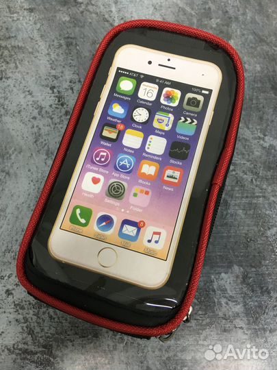 Сумка велосипедная на раму B-soul MiniBo Красный