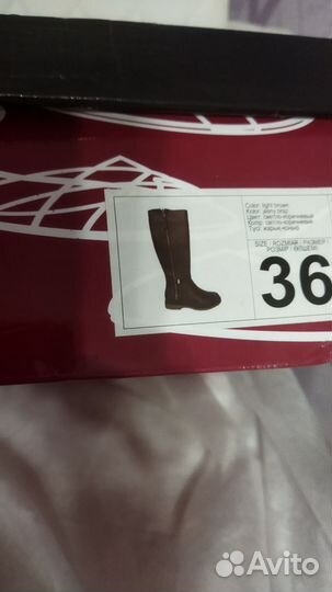 Сапоги женские зимние натуральная кожа 36