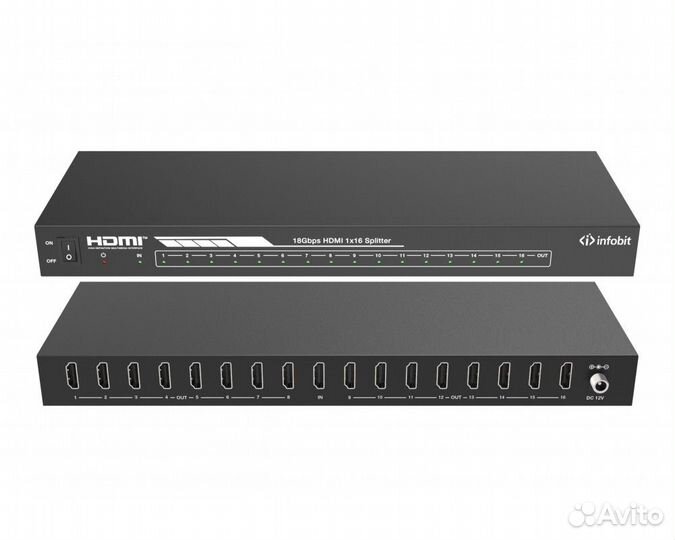 Усилитель/распределитель Infobit iSwitch 1016