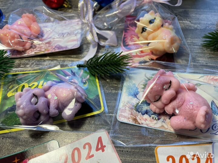 Мыло ручной работы дракончик