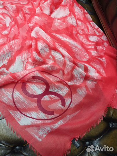 Платок шаль 140см тонкорунная шерсть италия