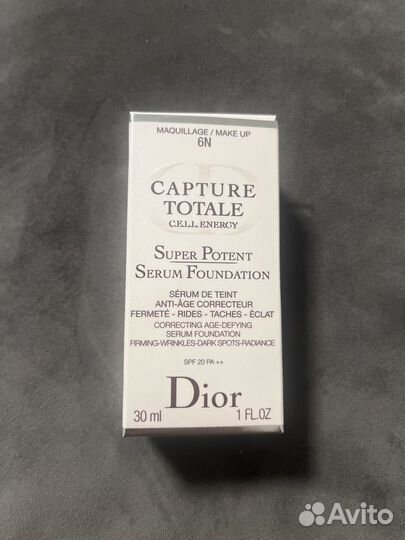 Dior capture totale тональный крем