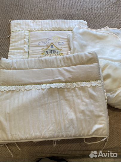 Конверт на выписку. Комплект в кроватку- балдахин