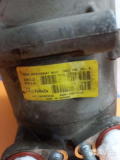 Компрессор кондиционера Ford Focus 3 1.6
