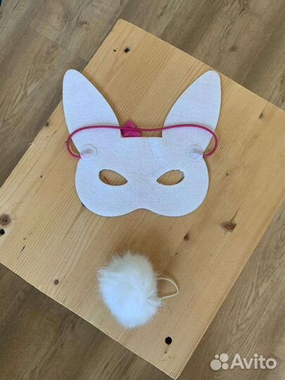 Маска зайки для девочки