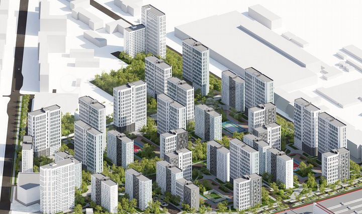 2-к. квартира, 56,6 м², 2/14 эт.